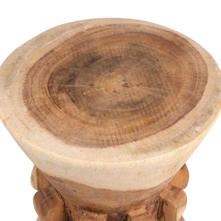 THORNE SUAR WOOD STOOL | 40X50CM