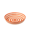 ZUMA STRIPES LOW BOWL | ORANGE 25X6CM