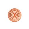 ZUMA STRIPES LOW BOWL | ORANGE 25X6CM