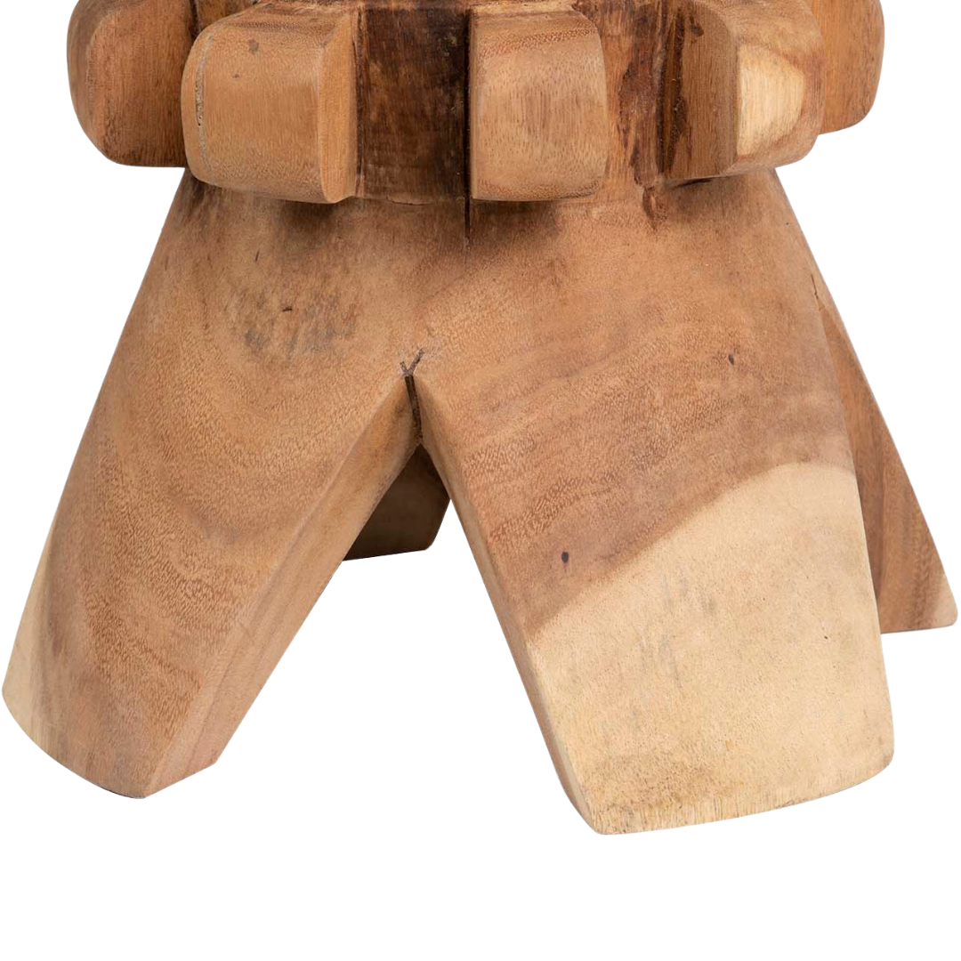 THORNE SUAR WOOD STOOL | 40X50CM