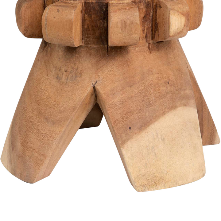 THORNE SUAR WOOD STOOL | 40X50CM