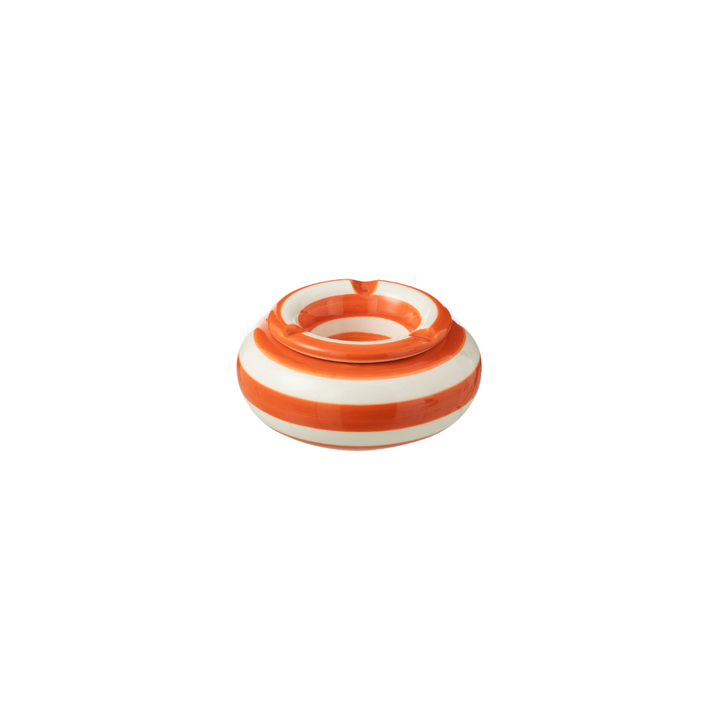 ZUMA STRIPES ASHTRAY | ORANGE
