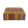 FARSHA CHINDI SQUARE POUF | 115X115X45CM