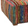 FARSHA CHINDI SQUARE POUF | 115X115X45CM