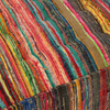FARSHA CHINDI SQUARE POUF | 115X115X45CM