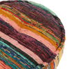 FARSHA CHINDI ROUND POUF | 55X20CM