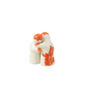ZUMA FLOWER SALT & PEPPER POTS | ORANGE 7X4.5X8CM
