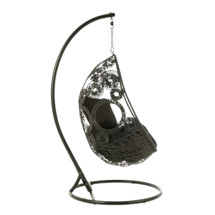 RIRAL HANGING CHAIR | BLACK 113X103X197CM