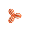 ZUMA STRIPES APERO DISH | ORANGE 24X4CM