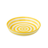 ZUMA STRIPES LOW BOWL | YELLOW 25X6CM