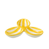 ZUMA STRIPES APERO DISH | YELLOW 24X4CM