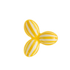 ZUMA STRIPES APERO DISH | YELLOW 24X4CM