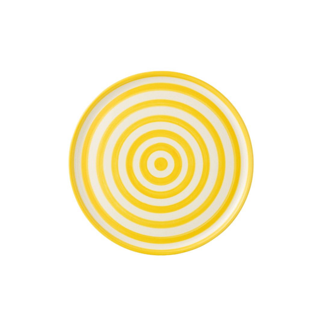 ZUMA STRIPES PLATE | YELLOW 34X2.5CM
