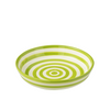 ZUMA STRIPES LOW BOWL | GREEN 25X6CM