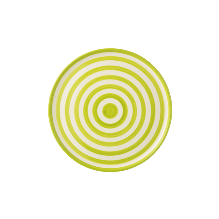 ZUMA STRIPES PLATE | GREEN 34X2.5CM