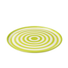 ZUMA STRIPES PLATE | GREEN 34X2.5CM