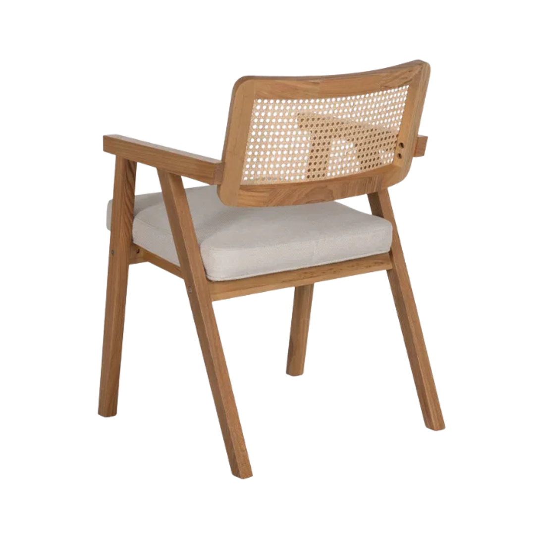 BURANO DINING CHAIR | NATURAL 56X55X80CM