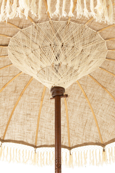 TULUM UMBRELLA BEIGE