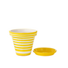 ZUMA STRIPES FLOWERPOT | YELLOW