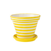 ZUMA STRIPES FLOWERPOT | YELLOW