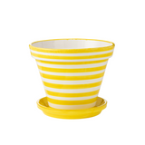 ZUMA STRIPES FLOWERPOT | YELLOW