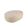 PEBBLE WOOL PUFF | STONE 90X60X30CM