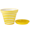 ZUMA STRIPES FLOWERPOT | YELLOW