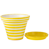 ZUMA STRIPES FLOWERPOT | YELLOW