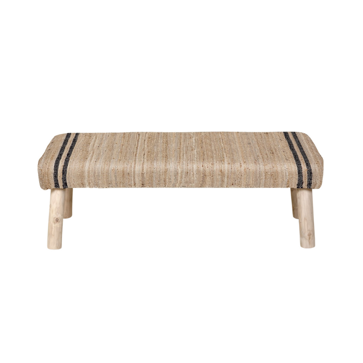 GHANA JUTE BENCH | NATURAL 120X40X40CM