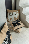 ELEPHANT CUSHION WHITE 45X45