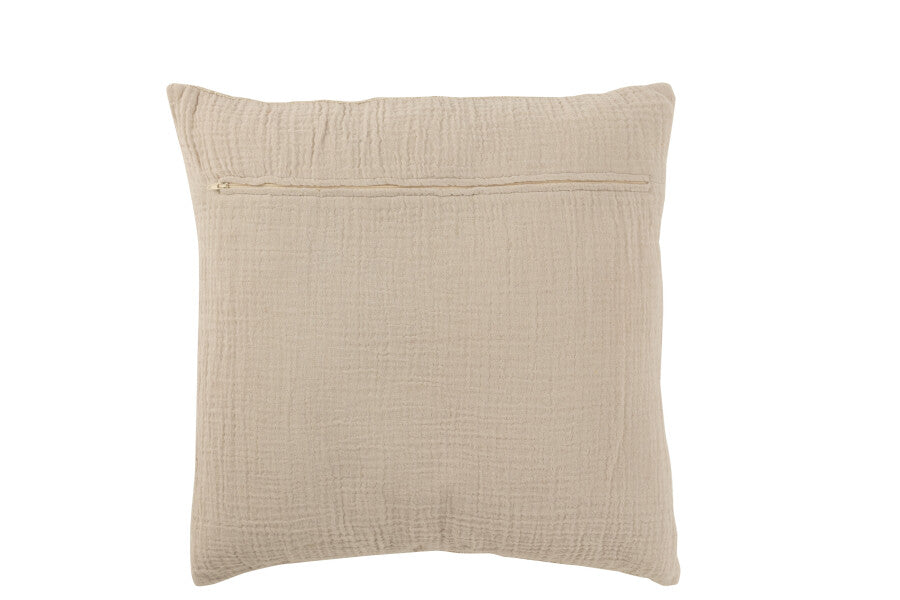 LINEN STRIPES 45X45 CUSHION - TAUPE