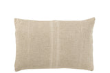 LINEN STRIPES 60X40 CUSHION - TAUPE