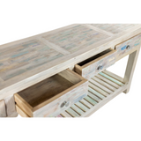 FORMENTERA COLLECTION CONSOLE | WHITE WASH CONSOLE 180X40X76CM