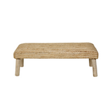 JUTE BENCH | NATURAL 120X40X40CM