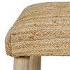 JUTE BENCH | NATURAL 120X40X40CM