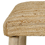 JUTE BENCH | NATURAL 120X40X40CM