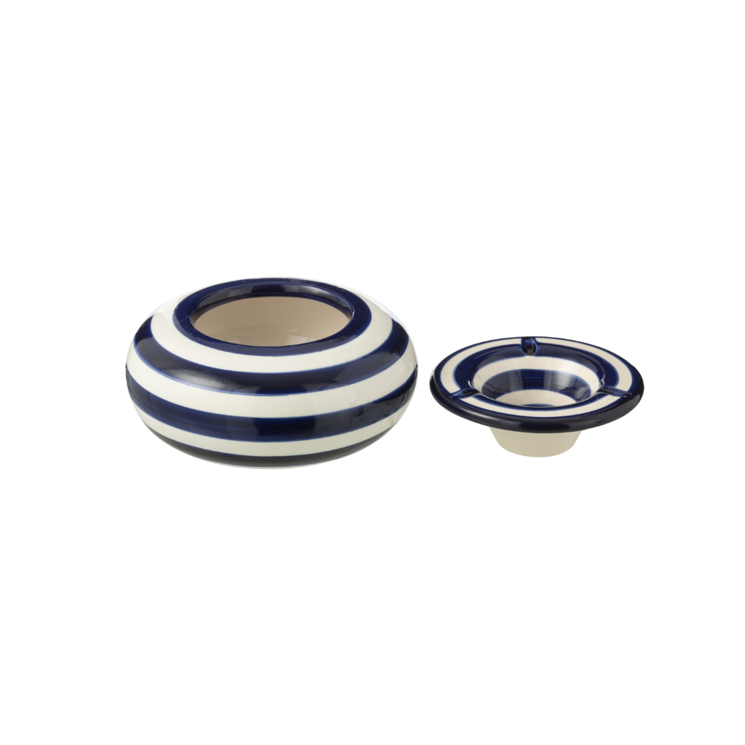 ZUMA STRIPES ASHTRAY | BLUE
