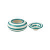 ZUMA STRIPES ASHTRAY | TURQUOISE