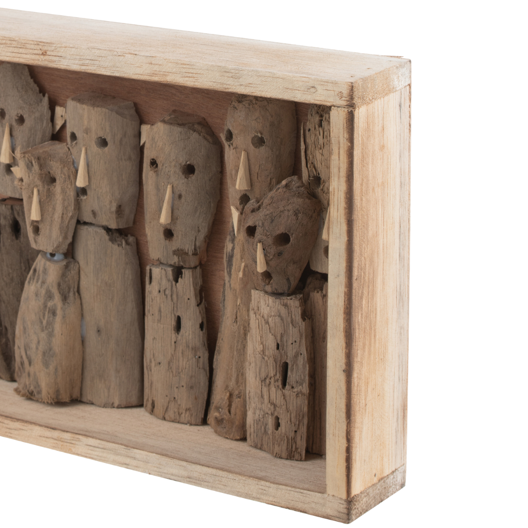 RALLA SQUARE WALL DECO | "S" 55X23CM