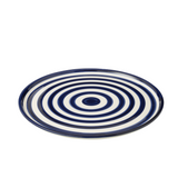 ZUMA STRIPES PLATE | BLUE 34X2.5CM