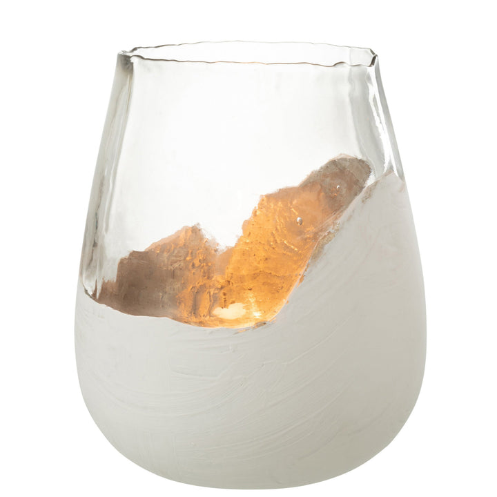 SNOW GLASS CANDLE