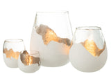 SNOW GLASS CANDLE