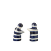 ZUMA STRIPES SALT & PEPPER POTS | BLUE 7X4.5X8CM