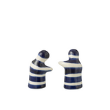 ZUMA STRIPES SALT & PEPPER POTS | BLUE 7X4.5X8CM
