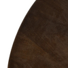 SERAM OVAL DINING TABLE | BROWN 120X106X76CM