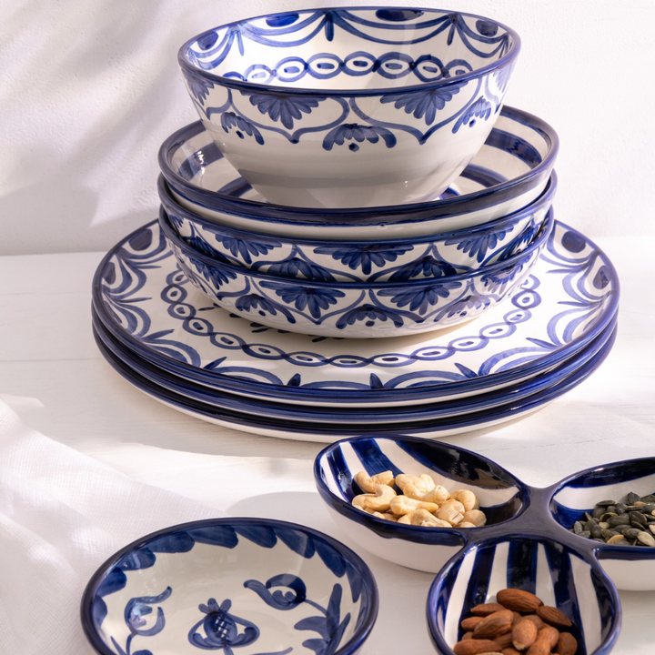 ZUMA FLOWER SALADIER | BLUE 40X15CM