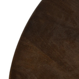 SERAM OVAL DINING TABLE | BROWN 120X106X76CM