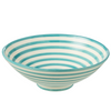 ZUMA STRIPES SALADIER | TURQUOISE 40X15CM