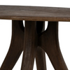 SERAM OVAL DINING TABLE | BROWN 120X106X76CM