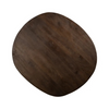 SERAM OVAL DINING TABLE | BROWN 120X106X76CM